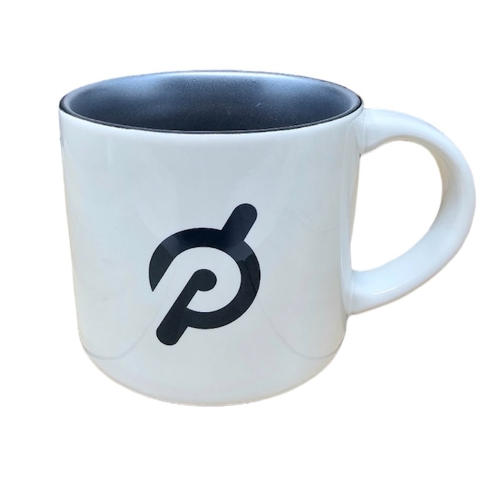 🆕 Peloton Together We Go Far White Mug 15 ounce NWT
